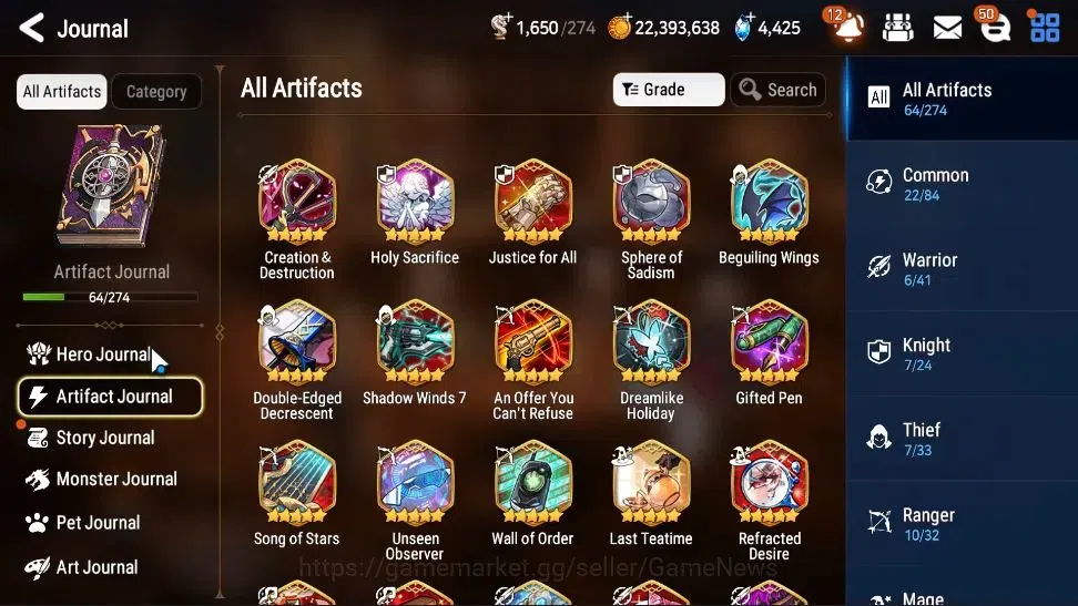 Epic Seven Accounts High-End GLOBAL UnVerif|NewEra|6 ML(SN Yulha,S Sez,LCermia,RoLight,etc)+AbyssFumyr,Fenne,etc|Poh ON|Auto 7