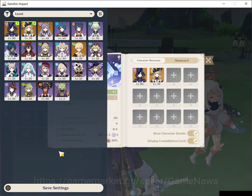 Genshin Impact Accounts ASIA|AR 41|2 Limit+1(*5WeP)|Clorinde,Navia|MC Male image 1