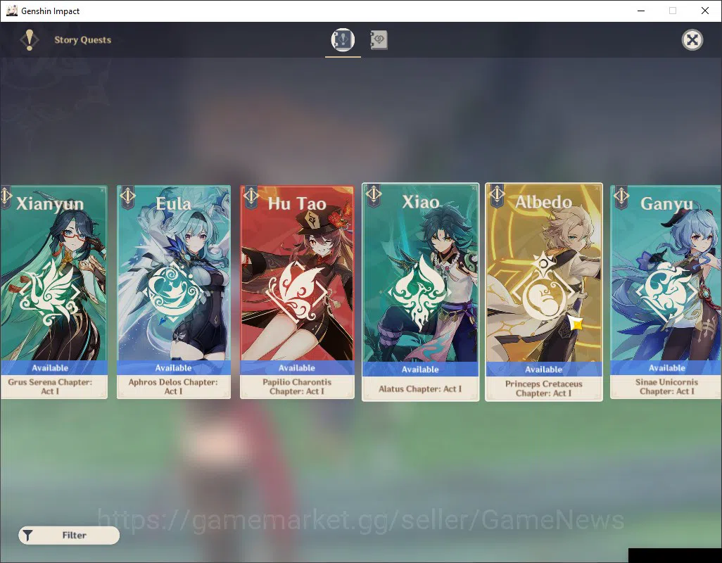 Genshin Impact Accounts ASIA|AR 41|2 Limit+1(*5WeP)|Clorinde,Navia|MC Male image 11