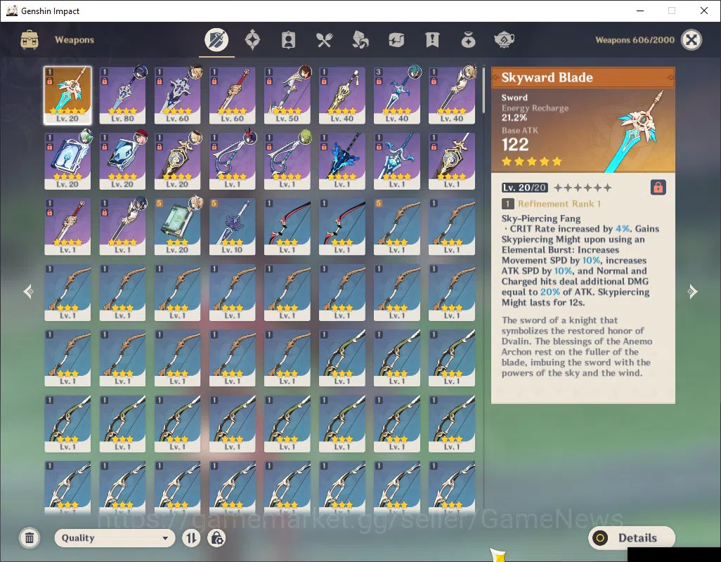 Genshin Impact Accounts ASIA|AR 41|2 Limit+1(*5WeP)|Clorinde,Navia|MC Male image 3