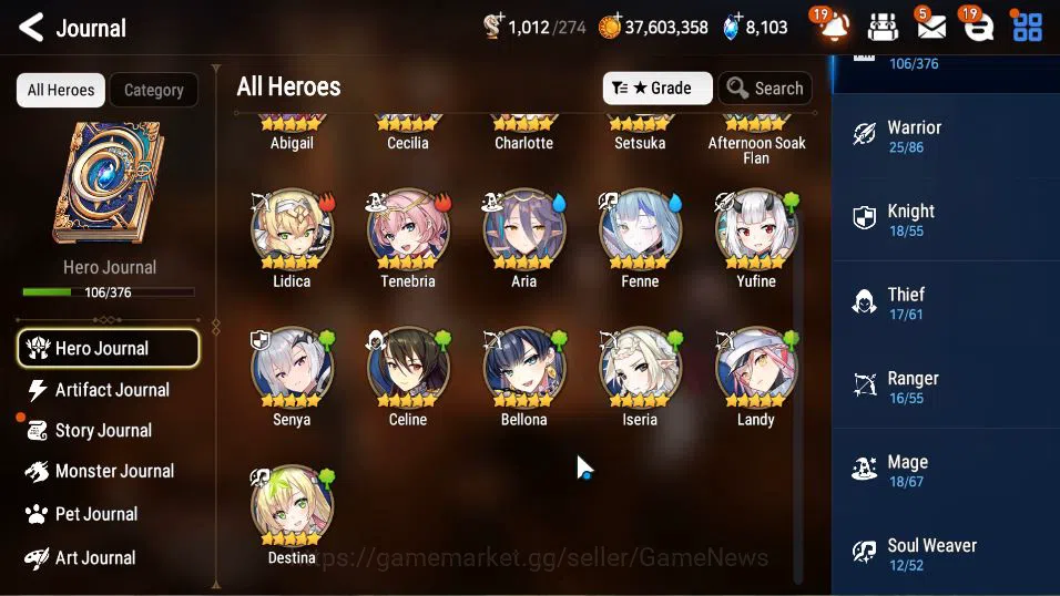 Epic Seven Accounts GLOBAL Unverif|New Era|8 ML(BArunka,LOTScales,NM L image 15