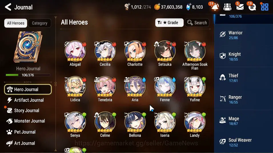 Epic Seven Accounts GLOBAL Unverif|New Era|8 ML(BArunka,LOTScales,NM L image 16