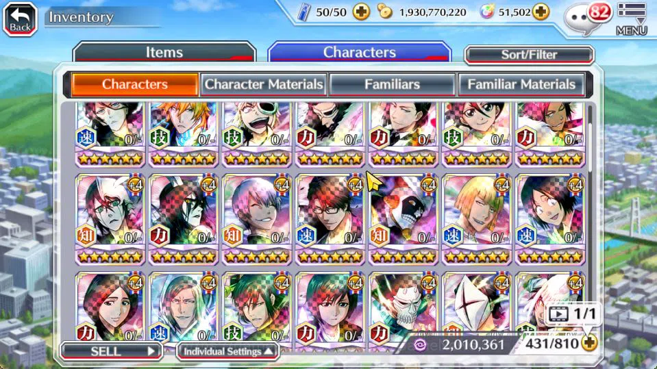 Bleach: Brave Souls Accounts Mid-Tier [GLOBAL]51K Orbs|Soul Reaper[Shunsui,Jushiro],Ichigo 10th Anniv,Renji 10