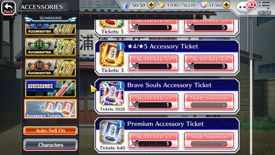 Bleach: Brave Souls Accounts Mid-Tier [GLOBAL]51K Orbs|Soul Reaper[Shunsui,Jushiro],Ichigo 10th Anniv,Renji 15