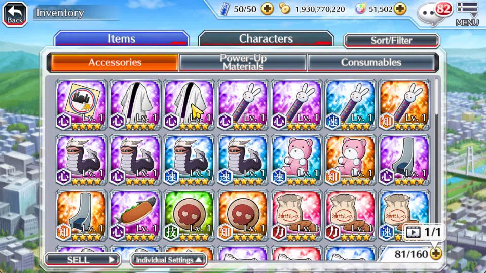 Bleach: Brave Souls Accounts Mid-Tier [GLOBAL]51K Orbs|Soul Reaper[Shunsui,Jushiro],Ichigo 10th Anniv,Renji 6