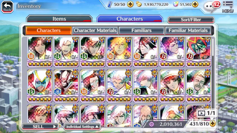 Bleach: Brave Souls Accounts Mid-Tier [GLOBAL]51K Orbs|Soul Reaper[Shunsui,Jushiro],Ichigo 10th Anniv,Renji 8