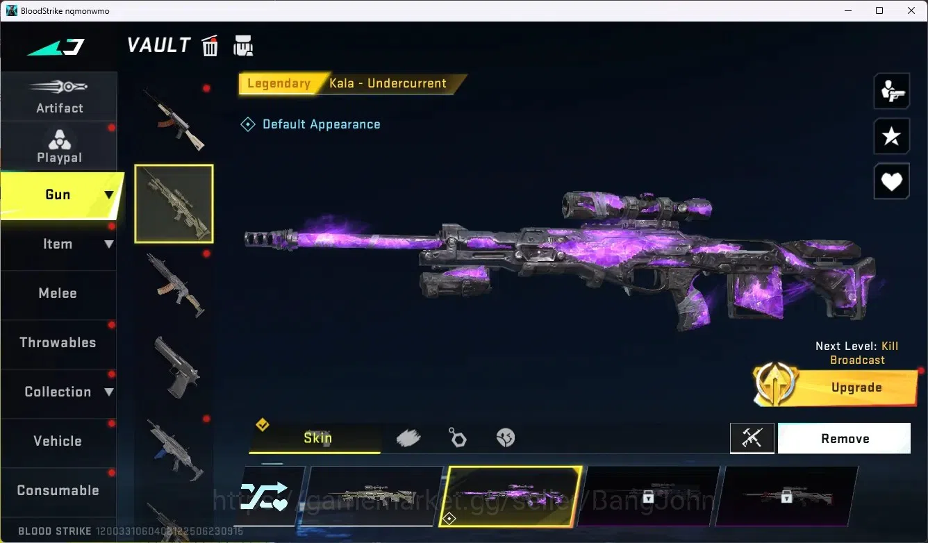 Blood Strike Accounts ASIA |Striker Ultra ZERO - Agent Zero | 1 Legendar image 2