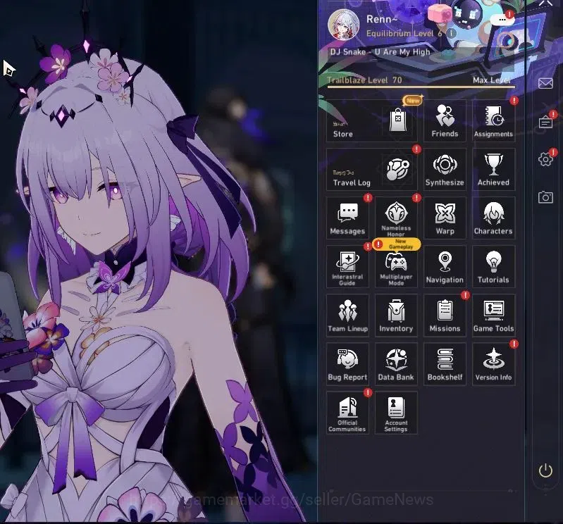 Honkai Star Rail Accounts Asia|TL 70|21 Limited|(Castorice,Evernight,Hysilen image 1