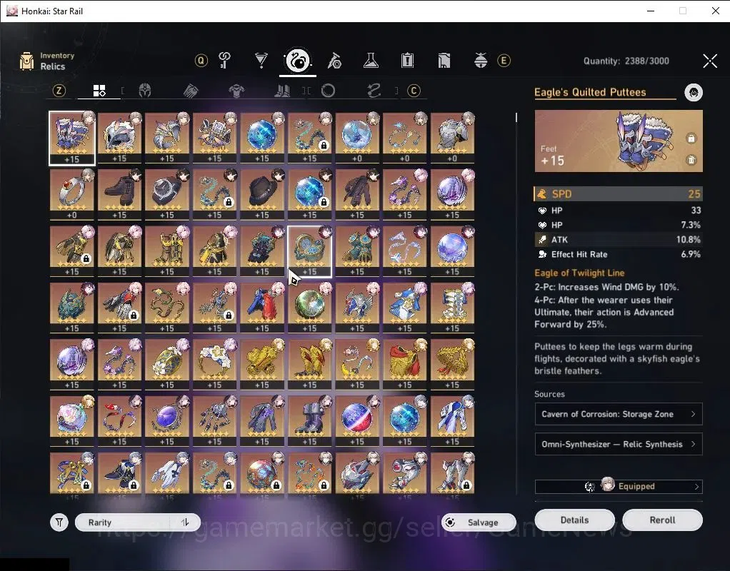 Honkai Star Rail Accounts Asia|TL 70|21 Limited|(Castorice,Evernight,Hysilen image 10