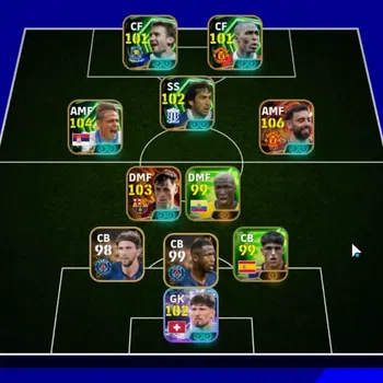 eFootball Accounts Legends & Iconic Players Android|Big Time Bruno Fernandes,Pedri|Epic Dragan Stojkovic,Raul,Andy