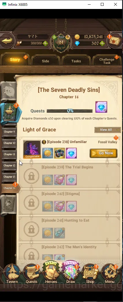 ASIA | 3M CC | DM 307 | 1LR ELIZABETH | 4UR Merlin & Escanor ,DKM ,ODK,WK GOWTHER | Full collab fire force | 7DS053B The Seven Deadly Sins: Grand Cross Accounts Others ASIA | 3M CC | DM 307 | 1LR ELIZABETH | 4UR Merlin & Escanor ,DKM
