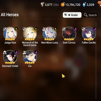Epic Seven Accounts High-End Global Unverif|6 ML+Haru