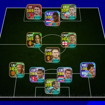 eFootball Accounts Legends & Iconic Players 3223 Collective•SHOWTIME Cody Gakpo 105•Epic Ronaldo 105•Epic Suarez 105•Epic