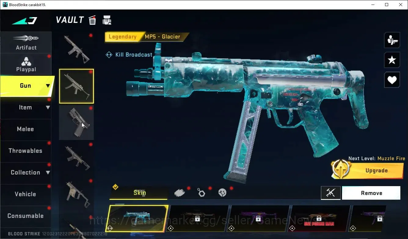 Blood Strike Accounts Collab Skin ASIA|Eternal DEagle-Scorpius|Collab TokRev FN2000|4 Ultra 11