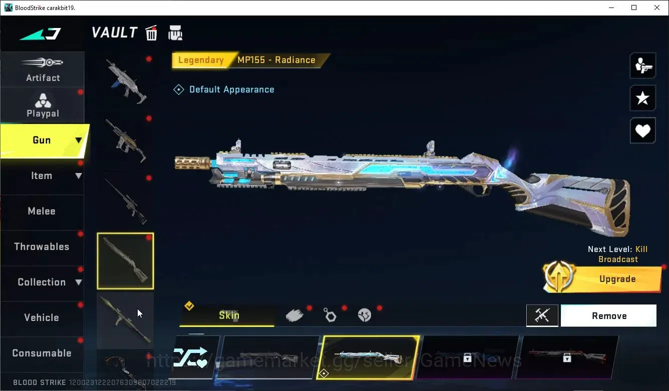 Blood Strike Accounts Collab Skin ASIA|Eternal DEagle-Scorpius|Collab TokRev FN2000|4 Ultra 12
