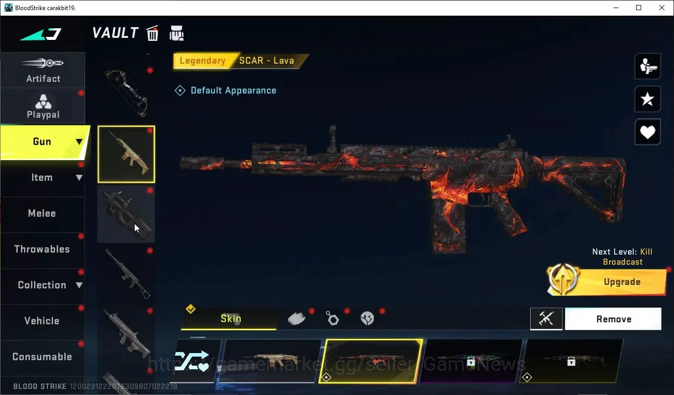 Blood Strike Accounts Collab Skin ASIA|Eternal DEagle-Scorpius|Collab TokRev FN2000|4 Ultra 13