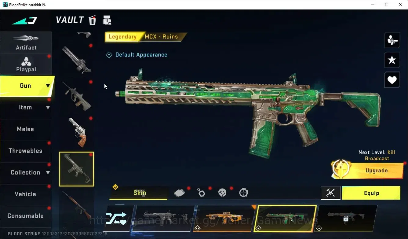 Blood Strike Accounts Collab Skin ASIA|Eternal DEagle-Scorpius|Collab TokRev FN2000|4 Ultra 14