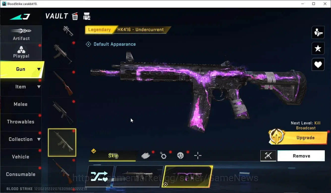 Blood Strike Accounts Collab Skin ASIA|Eternal DEagle-Scorpius|Collab TokRev FN2000|4 Ultra 15
