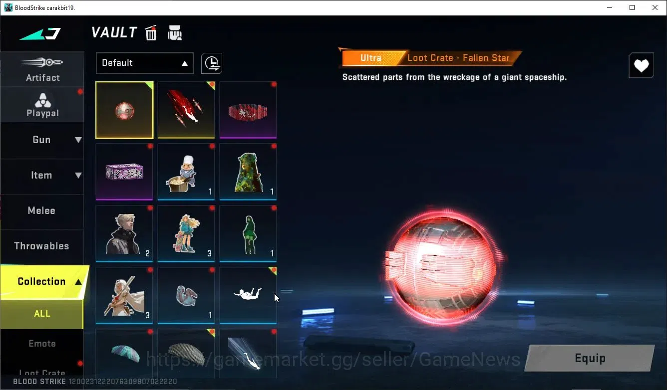 Blood Strike Accounts Collab Skin ASIA|Eternal DEagle-Scorpius|Collab TokRev FN2000|4 Ultra 17
