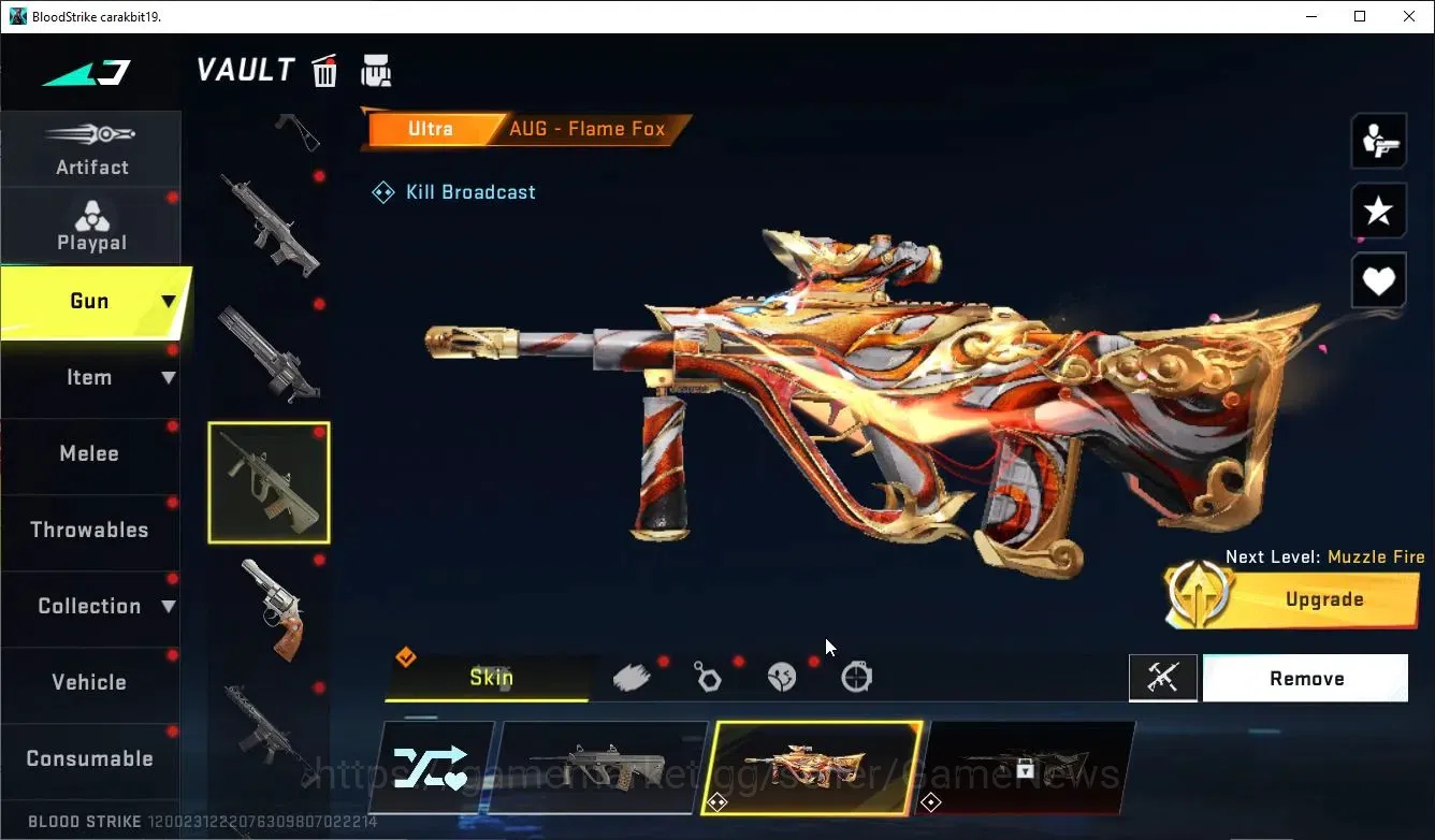 Blood Strike Accounts Collab Skin ASIA|Eternal DEagle-Scorpius|Collab TokRev FN2000|4 Ultra 7