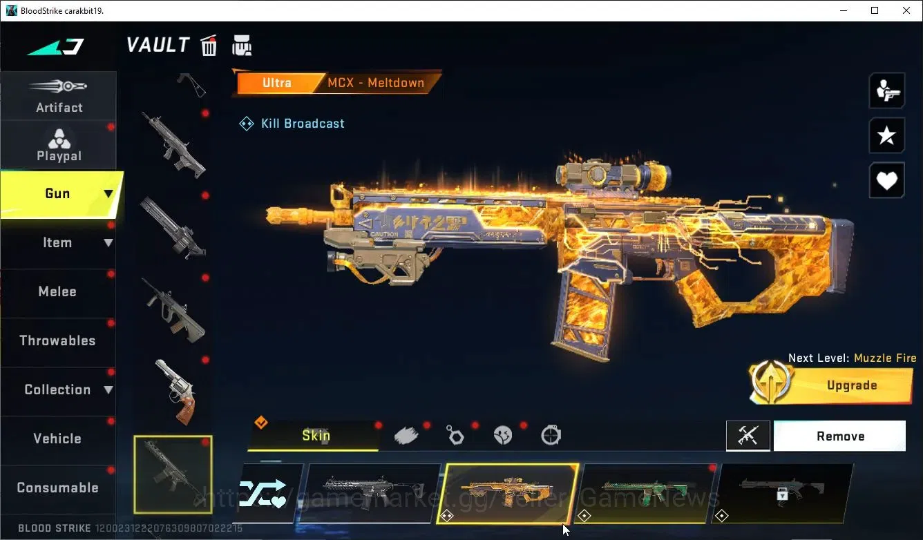 Blood Strike Accounts Collab Skin ASIA|Eternal DEagle-Scorpius|Collab TokRev FN2000|4 Ultra 8