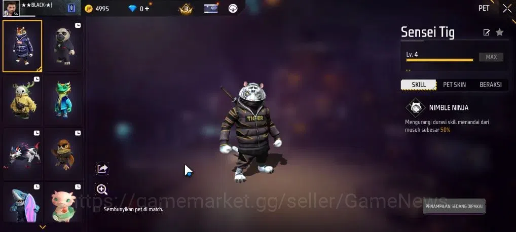 Free Fire Accounts Indonesia | M1887 Mamba Gnaw | MP5 Platinum Divini image 18