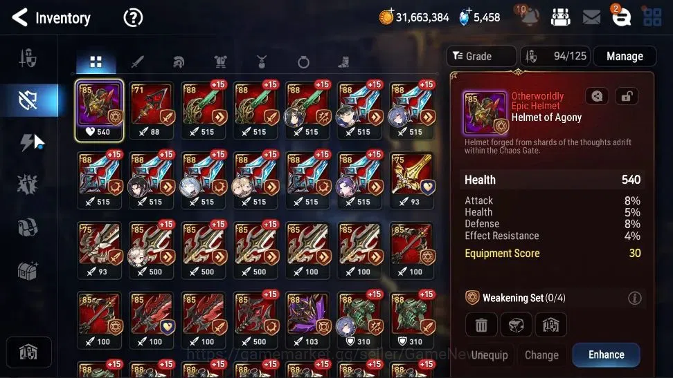 Epic Seven Accounts Starter GLOBAL UnVerif|New Era|8 ML(Rhiana&Luciela,Zio,Belian,etc)+Estelle,Rinak,Setsuka,Etc|5,4k 14