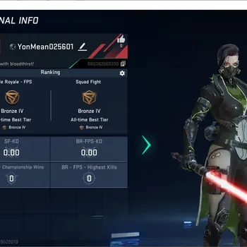 Blood Strike Accounts Starter ASIA|Starter|ULTRA: Lightblade - Dark Force|AOT: M4A1 - Battle of Faith|1 RARE Playpal |Check