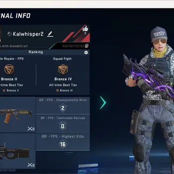 Blood Strike Accounts Others ASIA|Eternal Gun:Kala-Whisper|Ultra Gun:Galil-Knight|Check SS BS3528B