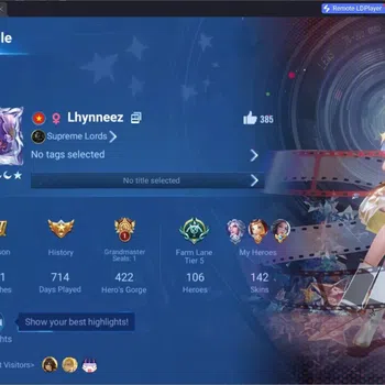 Honor of Kings Accounts Rare Skin Global | 112H 73S | MYTHIC Yaria, BLESSED Ukyo Tachibana , Saint Seiya Dharma ,Sanxingdui