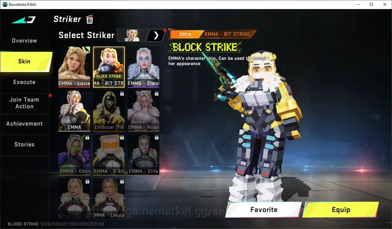 Blood Strike Accounts ASIA|ETERNAL EMMA-Luxie MAX+MELEE BFKnife|11 ULTRA image 4