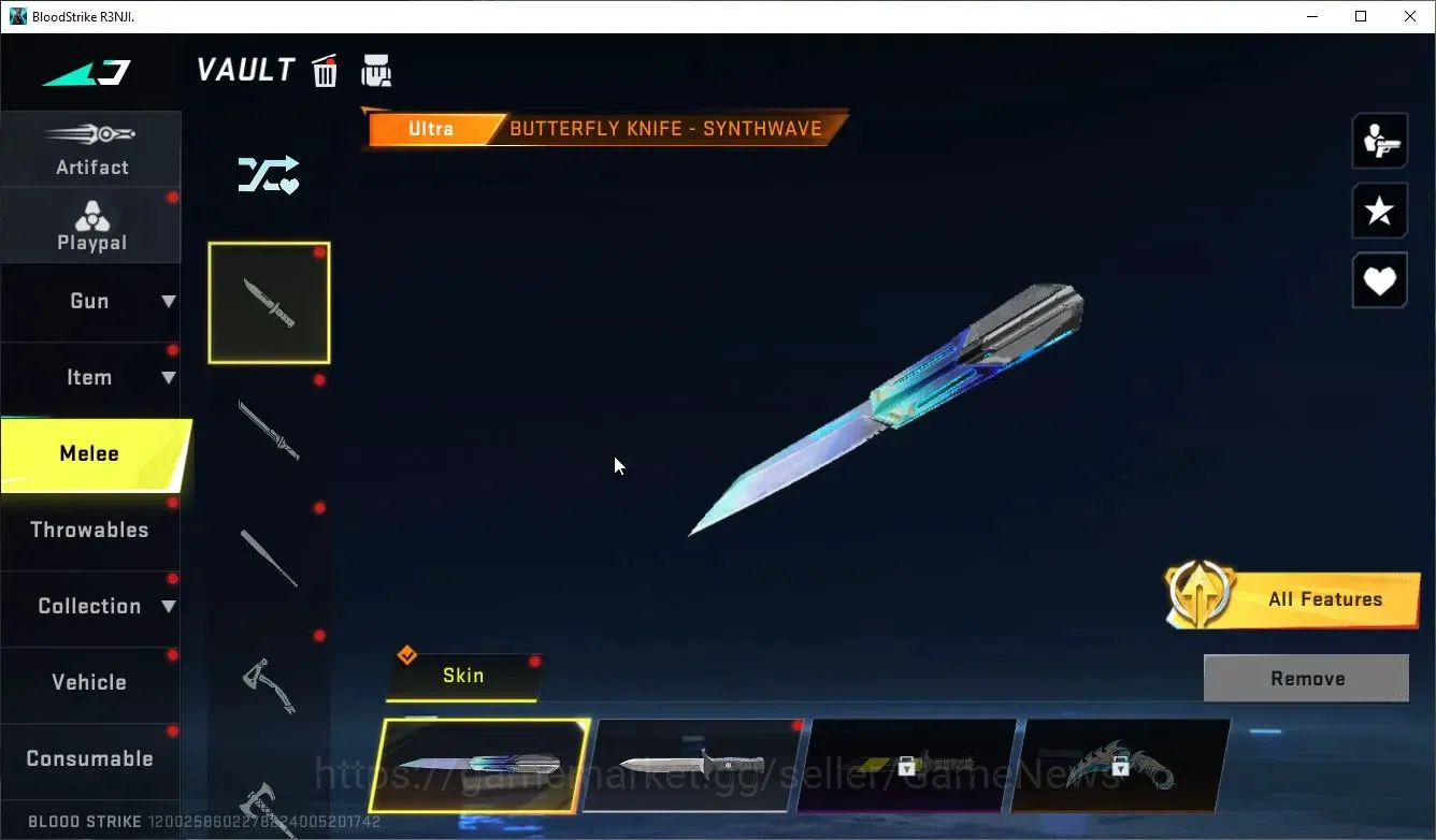 Blood Strike Accounts ASIA|ETERNAL EMMA-Luxie MAX+MELEE BFKnife|11 ULTRA image 7