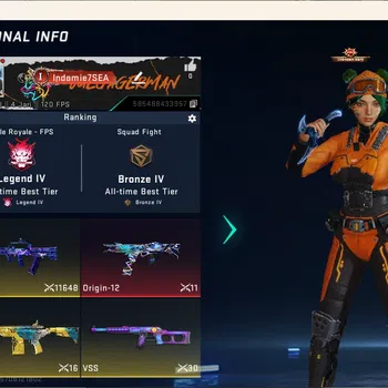 Blood Strike Accounts Others ASIA |1 Ultra Melee: Shuriken-Azure Thunder|1 Limited Gun|1 Ultra Gun| 1 OPM: SKS-Mumen Rider|4