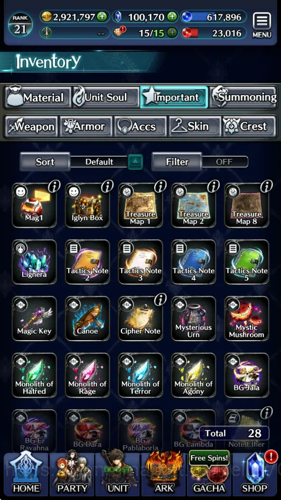 Last Cloudia Accounts GLOBAL| 100k Crystal| Collab Slime (Hinata, Veldor image 12