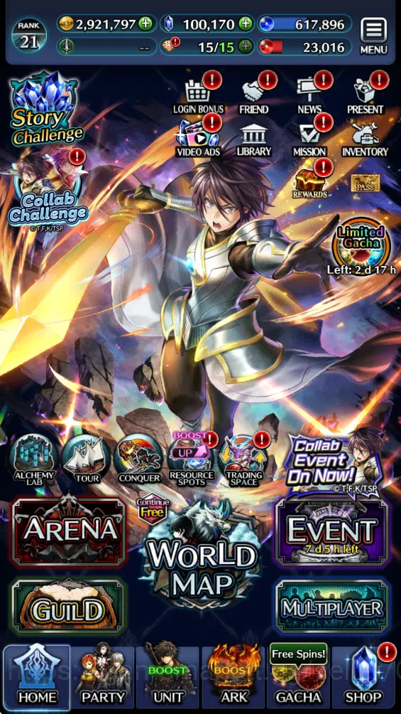 Last Cloudia Accounts GLOBAL| 100k Crystal| Collab Slime (Hinata, Veldor image 6