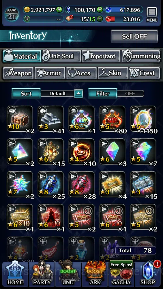 Last Cloudia Accounts GLOBAL| 100k Crystal| Collab Slime (Hinata, Veldor image 9