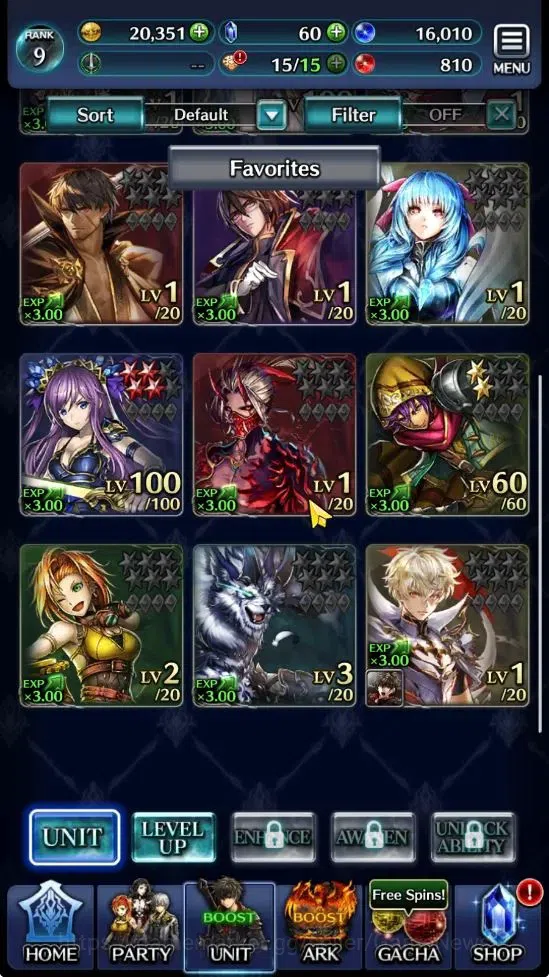 Last Cloudia Accounts GLOBAL |Rank 9| Goddess Lilaha, Enjin Samurai Megi image 2