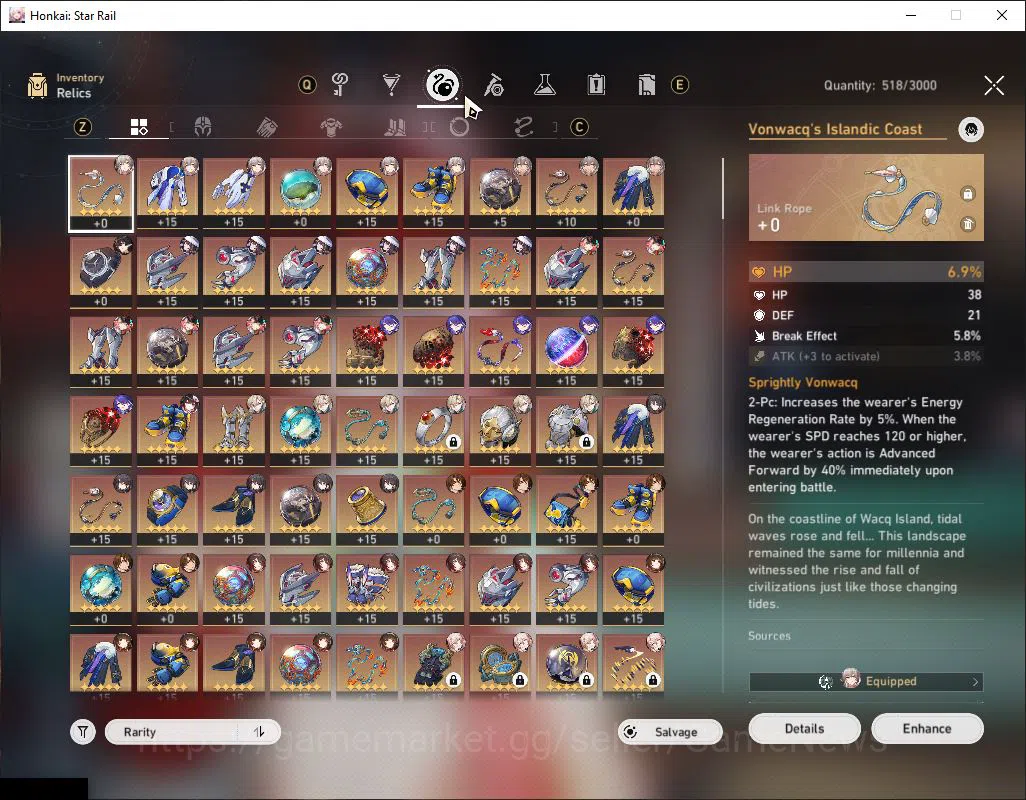 Honkai Star Rail Accounts Asia|TL 68|7,2K SJ|11 Limited|[Rappa,Acheron]+Sign image 6