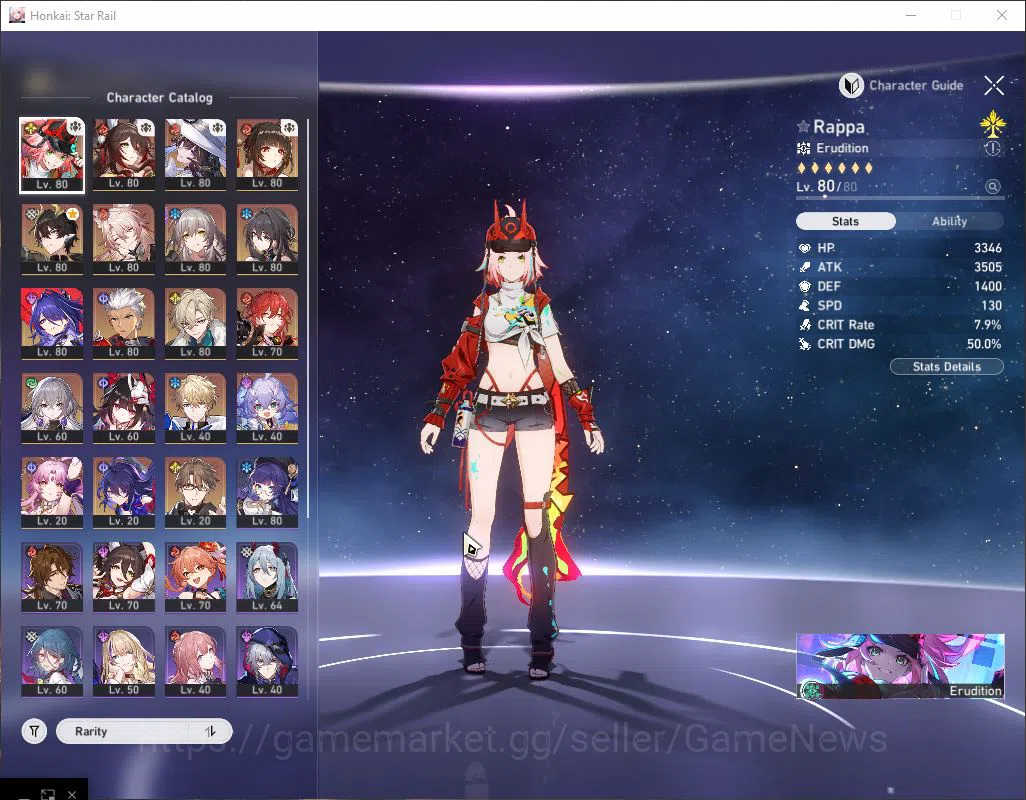 Honkai Star Rail Accounts Asia|TL 68|7,2K SJ|11 Limited|[Rappa,Acheron]+Sign image 9