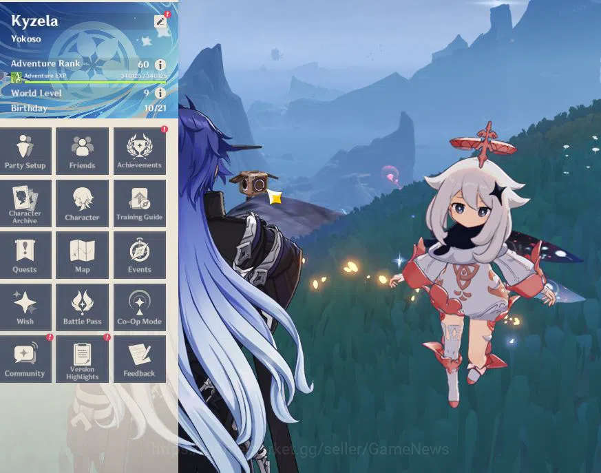 ASIA|AR60|PremTeam Esscoffier,Flins,Yelan,Ayaka|15Limited +8(*5WEP)|(Ayaka,Flins)+sign|6Skin|McFeMale|TakeMail|CheckSS(GI5677) Genshin Impact Mid Game ASIA|AR60|PremTeam Esscoffier,Flins,Yelan,Ayaka|15 image 1