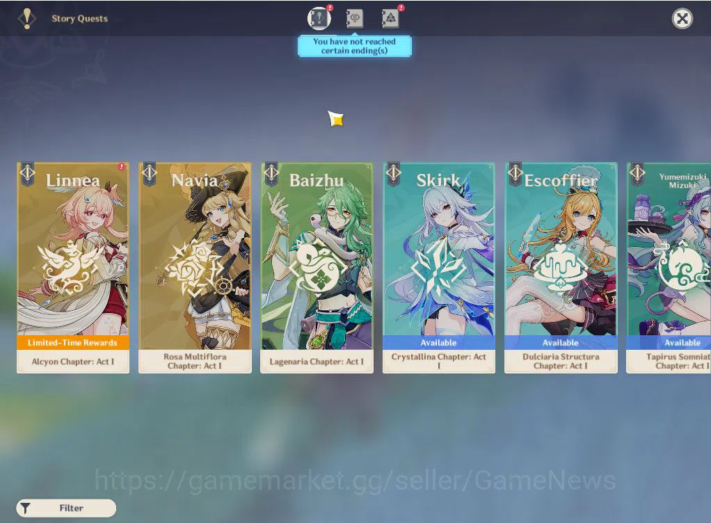 Genshin Impact Accounts Mid Game ASIA|AR60|PremTeam Esscoffier,Flins,Yelan,Ayaka|15Limited 15