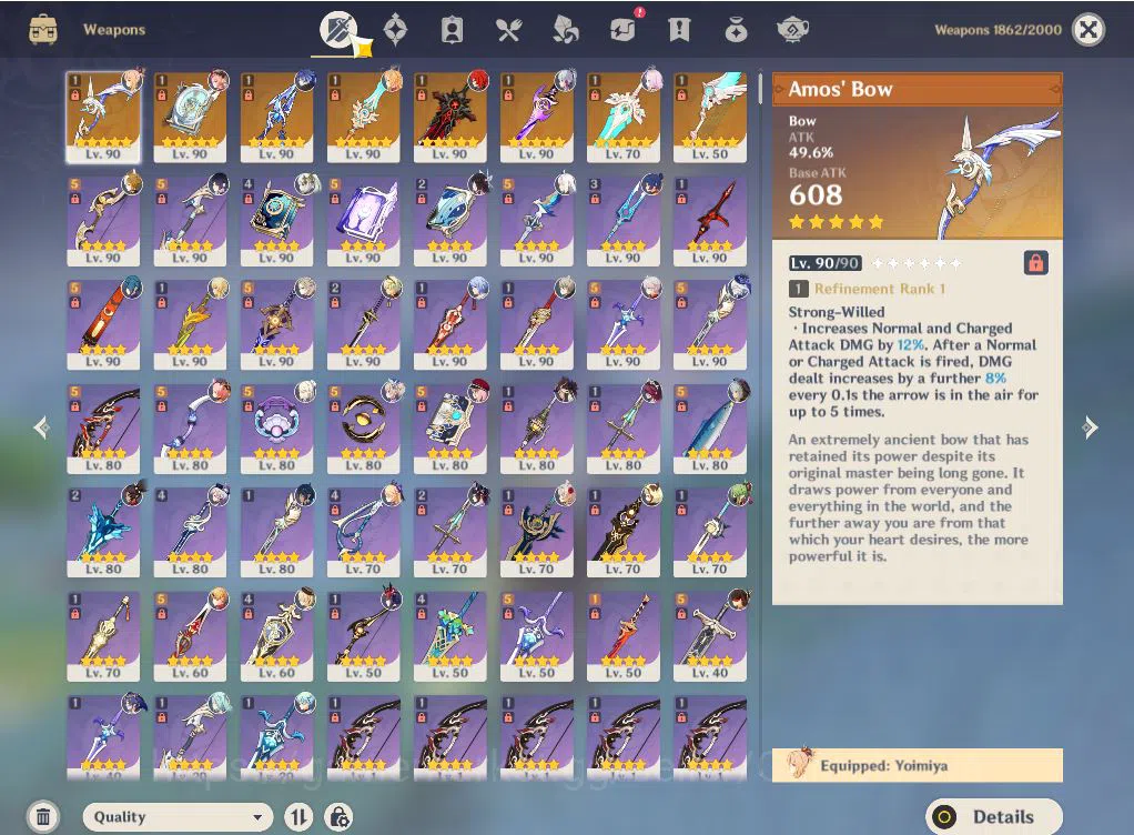 Genshin Impact Accounts Mid Game ASIA|AR60|PremTeam Esscoffier,Flins,Yelan,Ayaka|15Limited 8