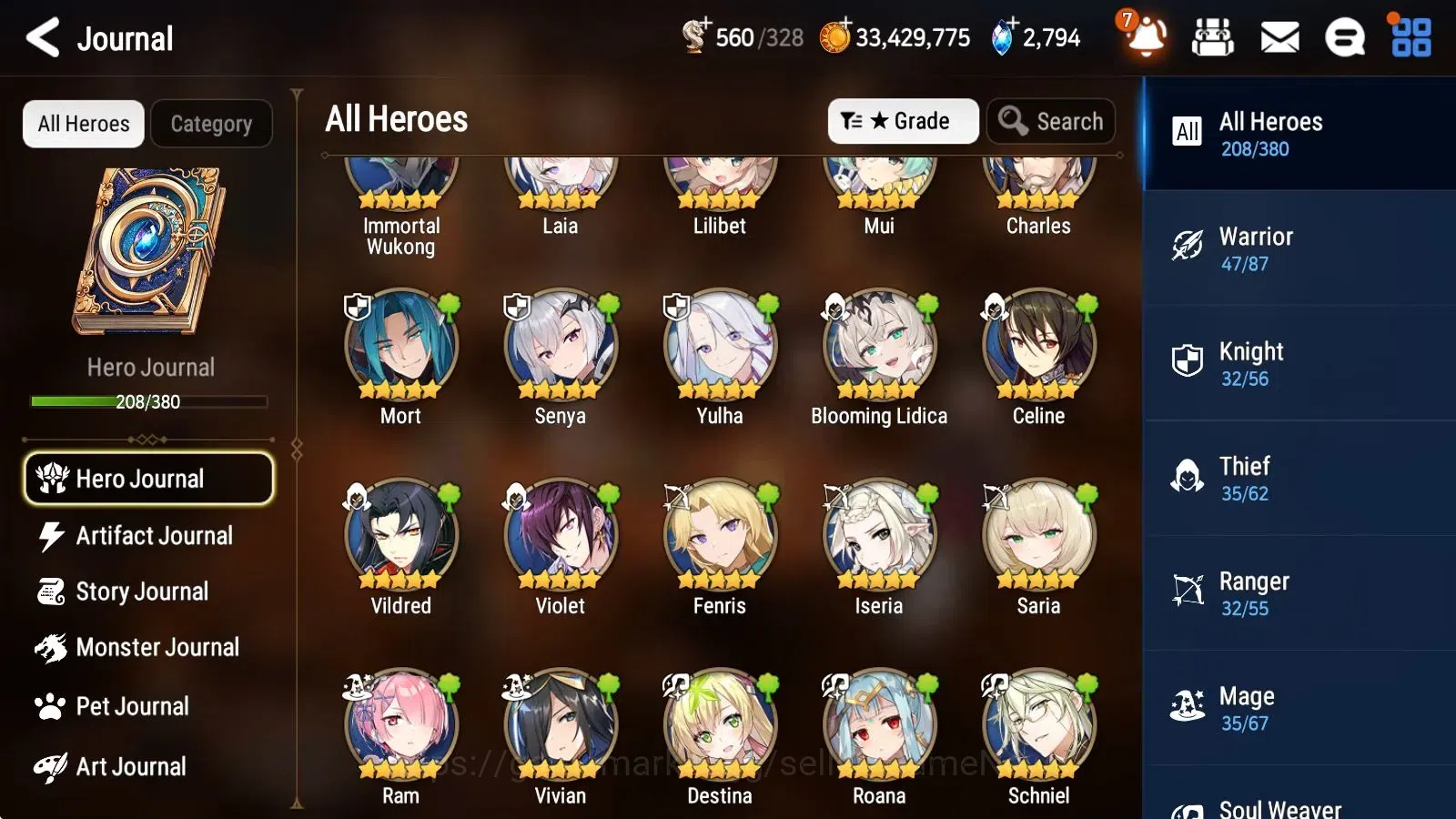 Epic Seven Accounts [GLOBAL] 14 ML (Shepherd ot Dark Diene, BArunka, H image 4