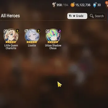 Epic Seven Accounts High-End GLOBAL UnVerif|New Era|3 ML(Lisete,LQ Charlote,US Choux)+Chloe,Iseria,Landy,Etc|Poh ON|Abys F