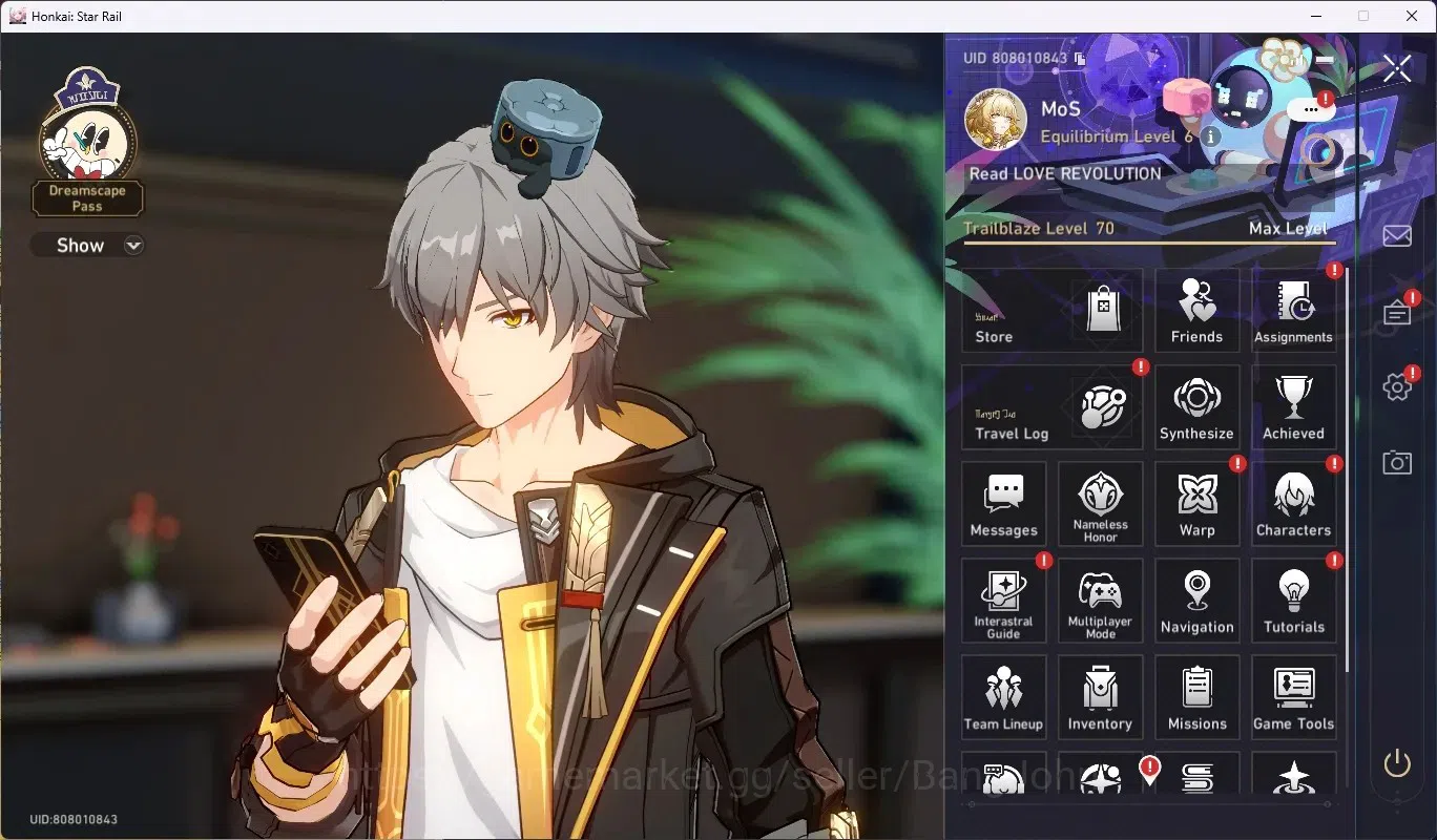 Honkai Star Rail Accounts ASIA|TL 70|19 Char Limited [Hyacine,Dan Heng-Perma image 1