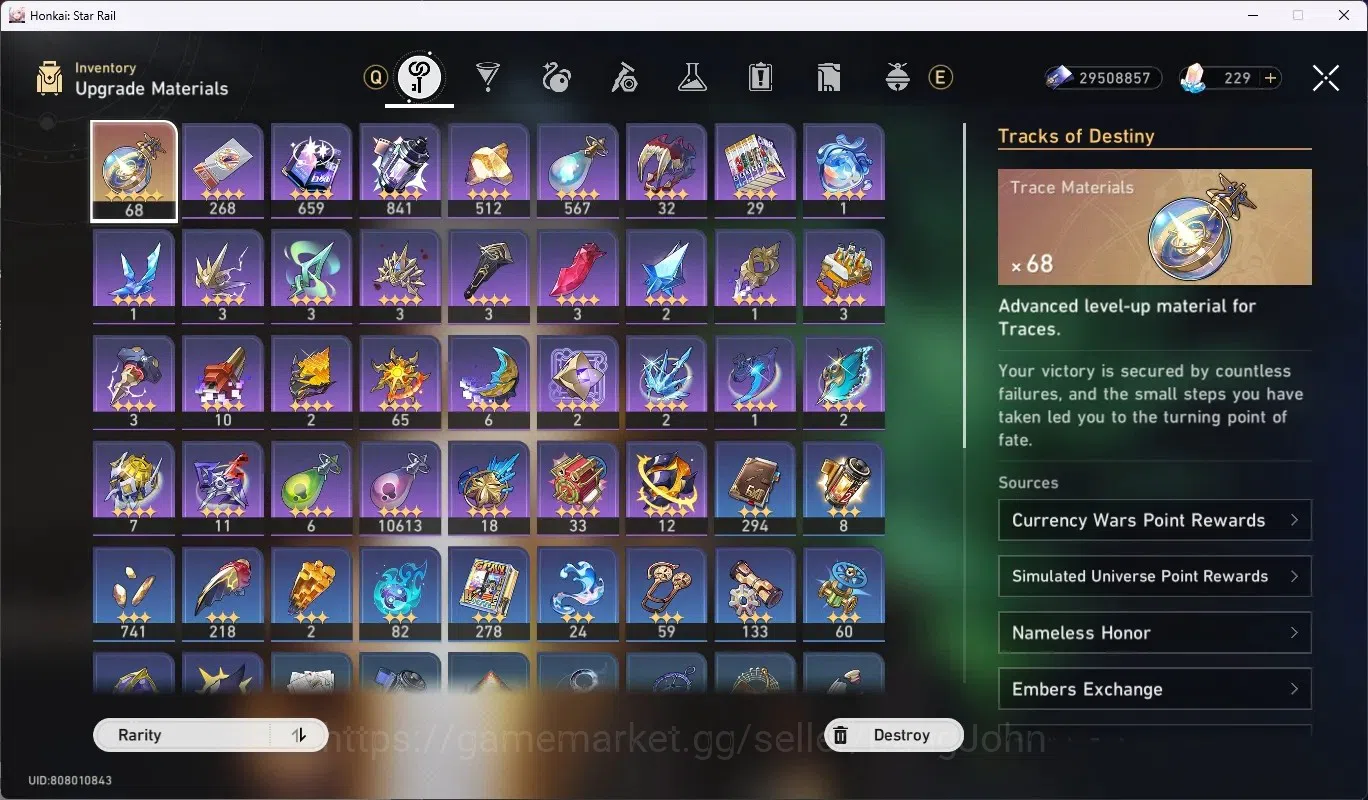 Honkai Star Rail Accounts ASIA|TL 70|19 Char Limited [Hyacine,Dan Heng-Perma image 13