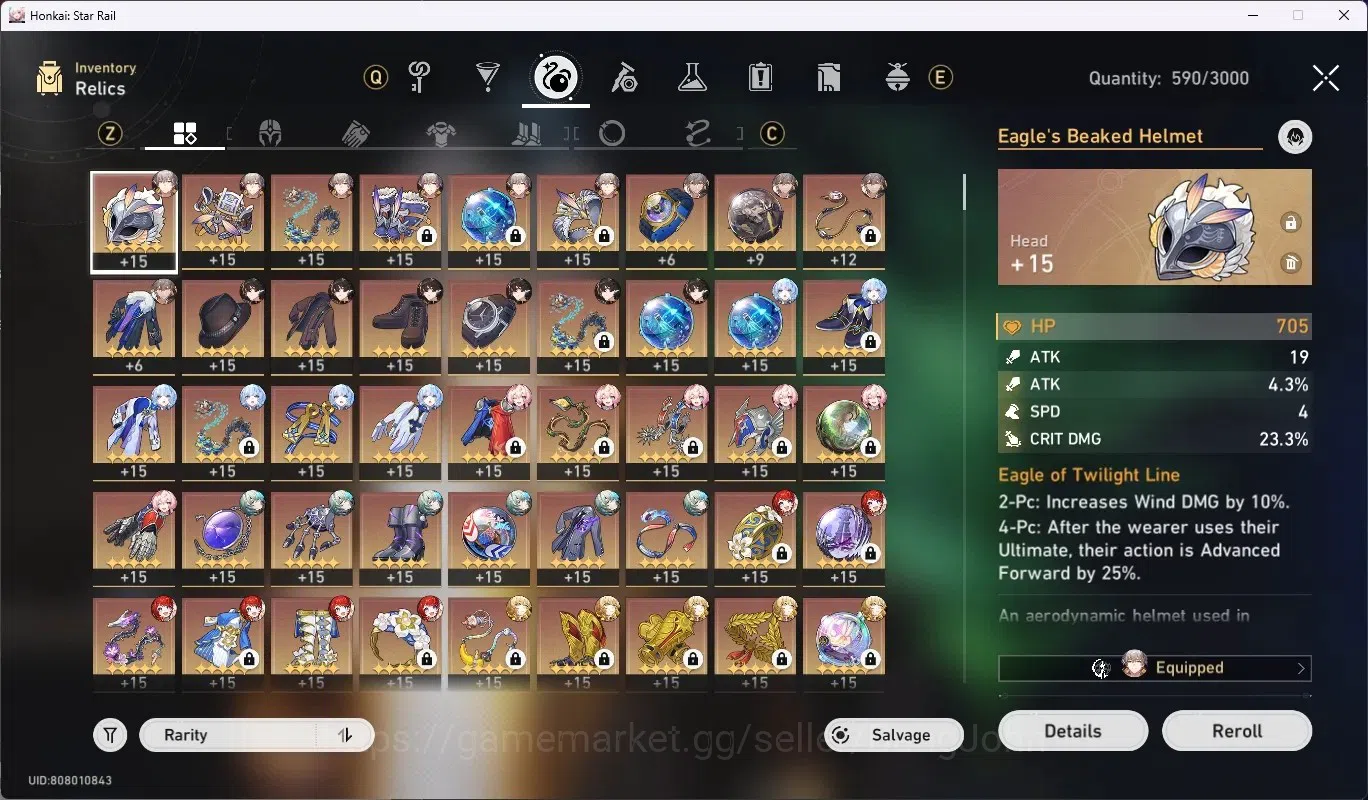 Honkai Star Rail Accounts ASIA|TL 70|19 Char Limited [Hyacine,Dan Heng-Perma image 15