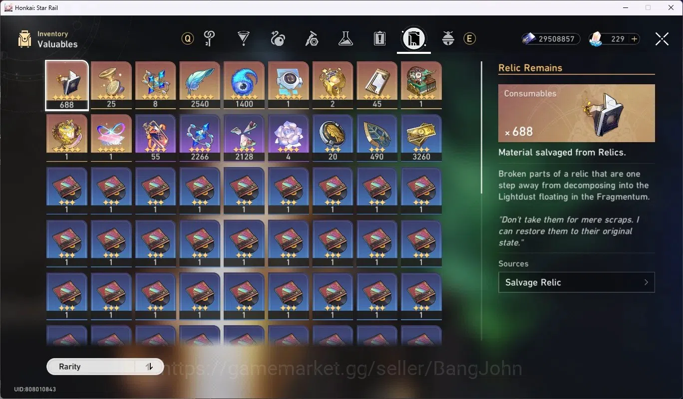 Honkai Star Rail Accounts ASIA|TL 70|19 Char Limited [Hyacine,Dan Heng-Perma image 19