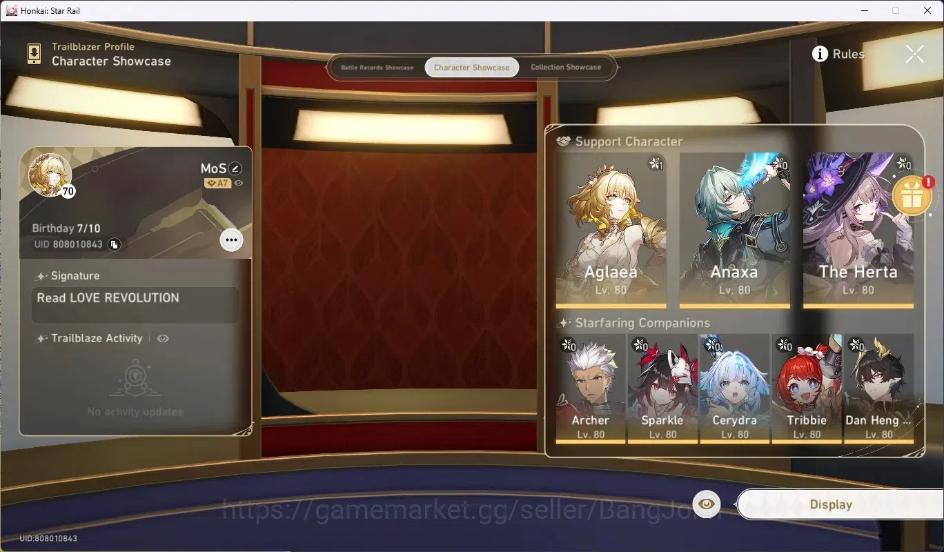 Honkai Star Rail Accounts ASIA|TL 70|19 Char Limited [Hyacine,Dan Heng-Perma image 2