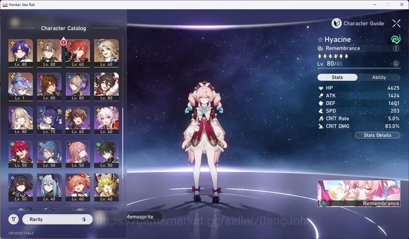 Honkai Star Rail Accounts ASIA|TL 70|19 Char Limited [Hyacine,Dan Heng-Perma image 4